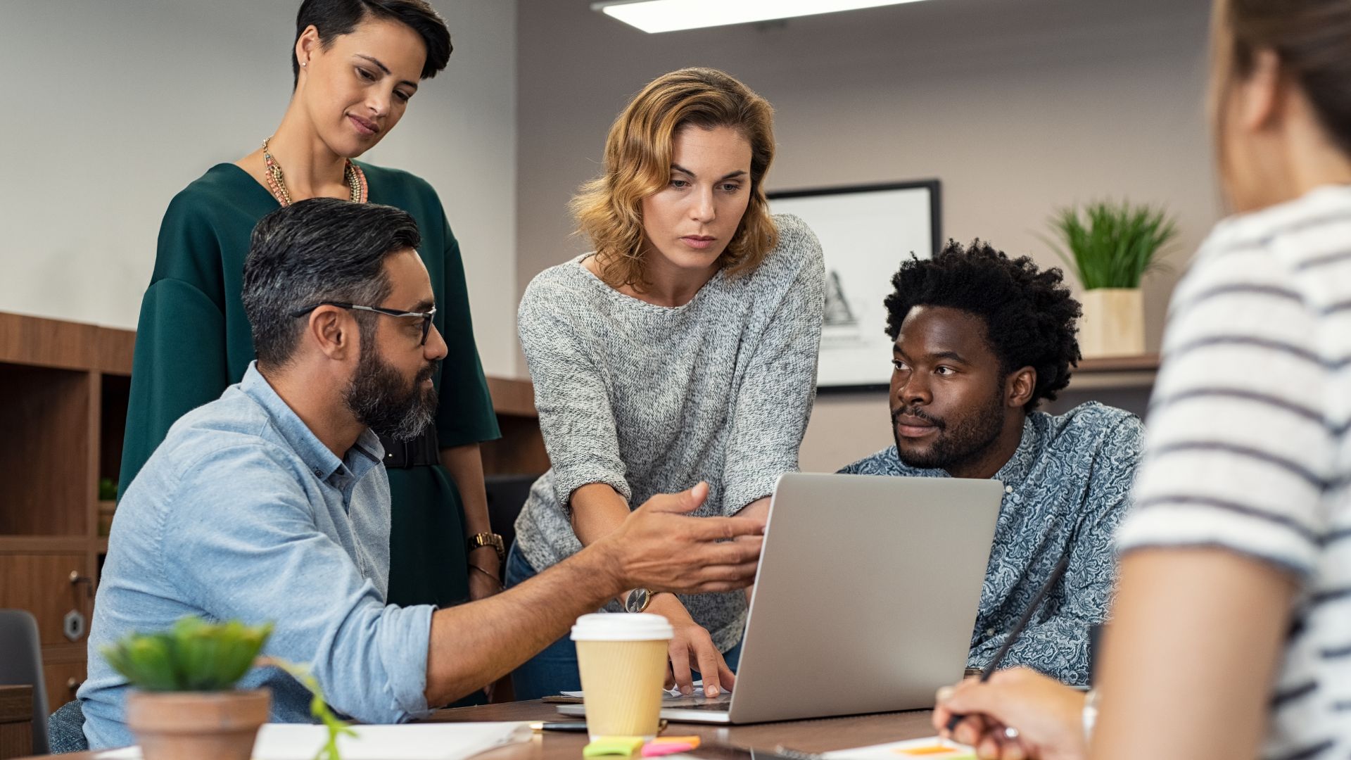 Digital Marketing Professionals Working in the Office